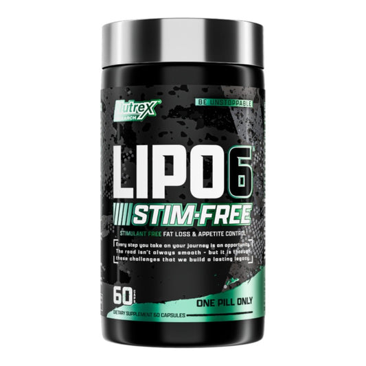 Nutrex Lipo6 Stim Free 60 veg cap 850060362828 - The Supplement Warehouse Pte Ltd