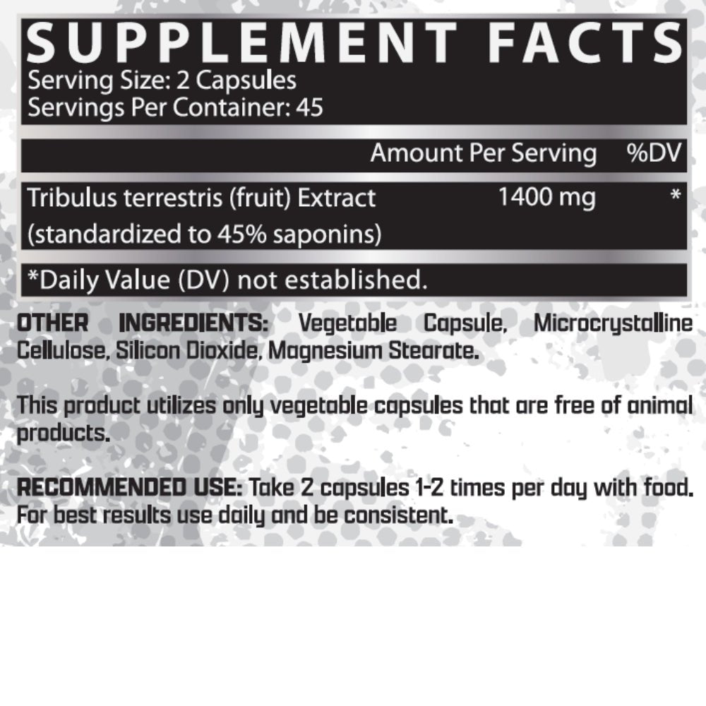 Nutrex Tribulus 1400 90 veg cap 850046504723- The Supplement Warehouse Pte Ltd