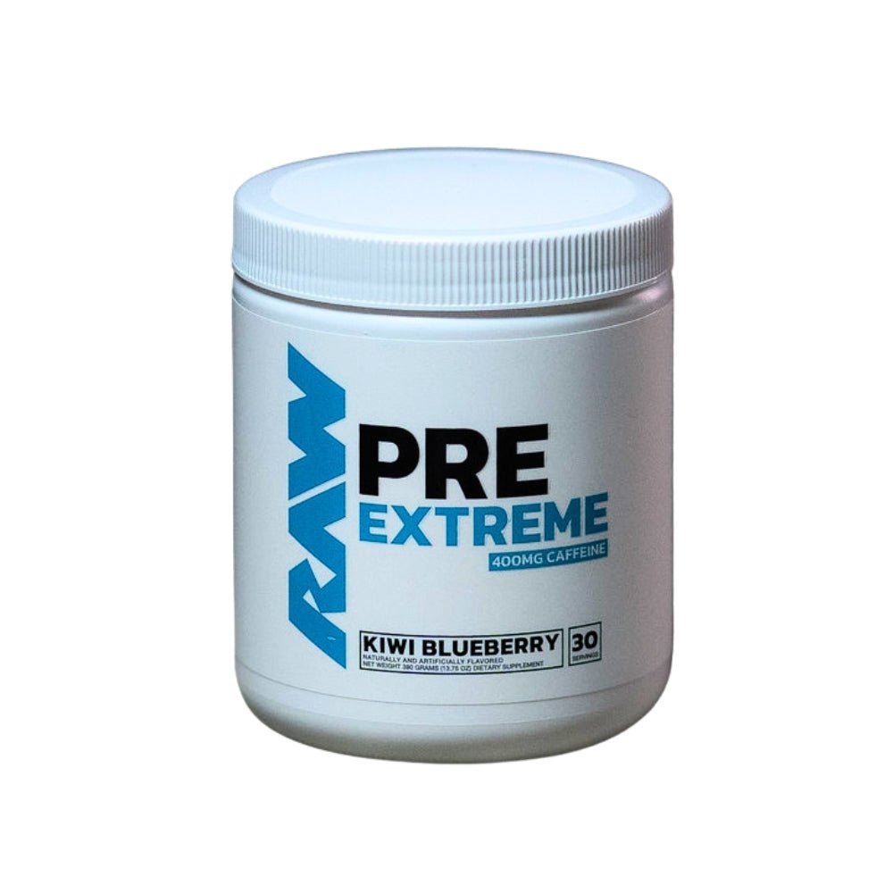 RAW Pre Extreme 30 srv (per srv: 400mg caffeine 3.5g Beta Alanine, 2.5g Citrulline) 850049150552 - The Supplement Warehouse Pte Ltd