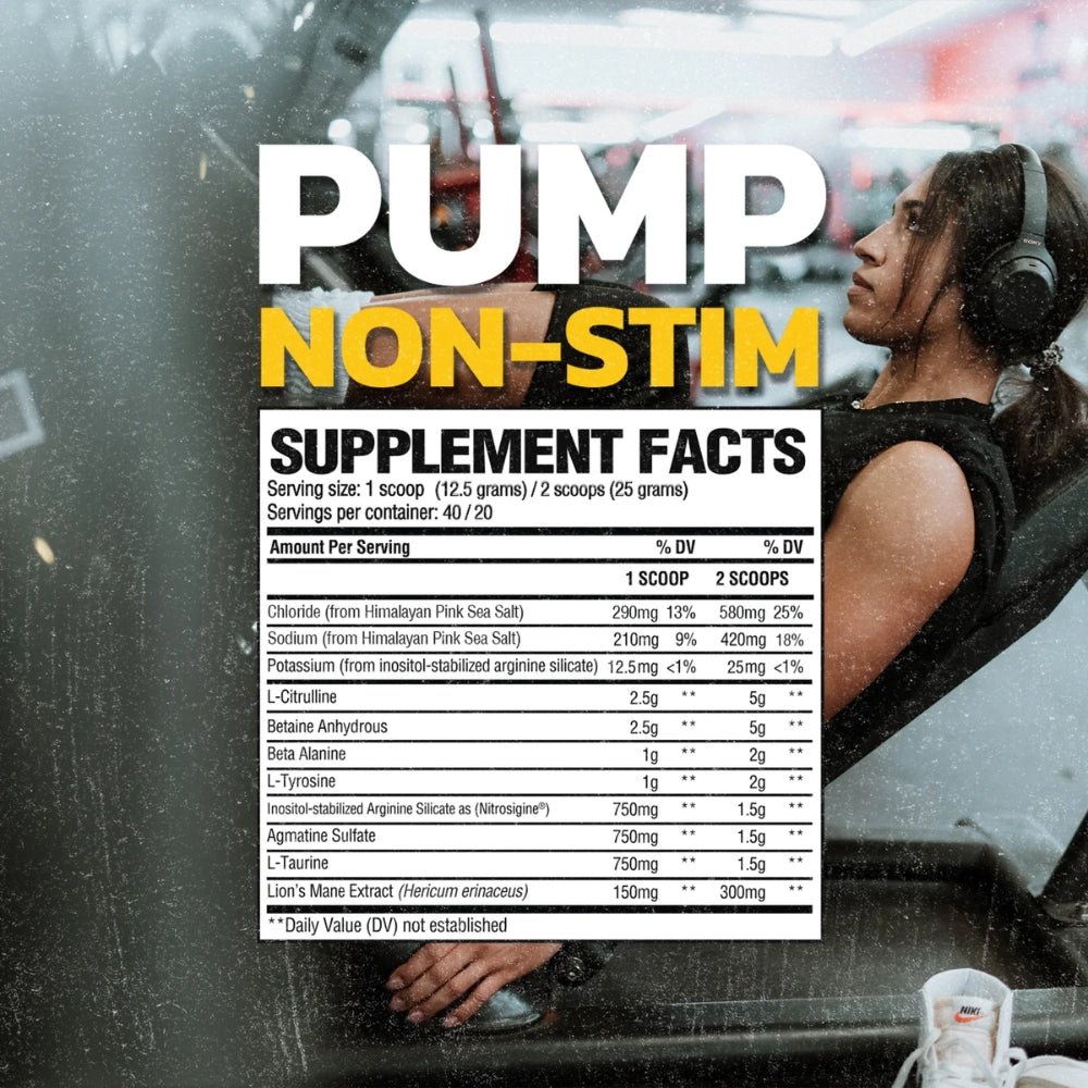 RAW Pump Non-Stim 480g 40srv 850049150521- The Supplement Warehouse Pte Ltd