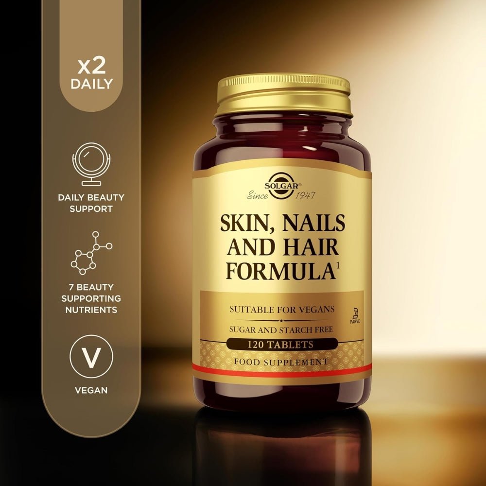 Solgar Skin, Nails & Hair, Advanced MSM Formula 60 tabs 033984017351 - The Supplement Warehouse Pte Ltd