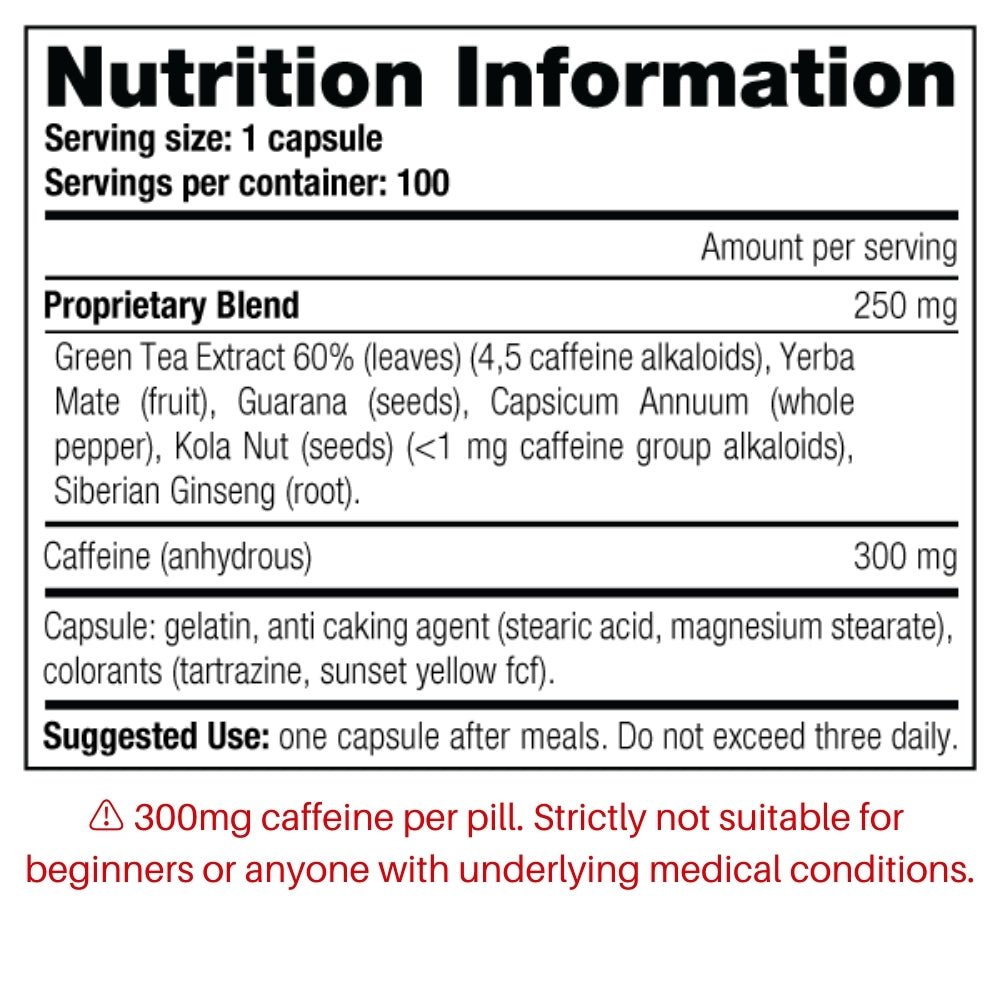 Stacker 4 Fat Burner 100caps 358286971003- The Supplement Warehouse Pte Ltd