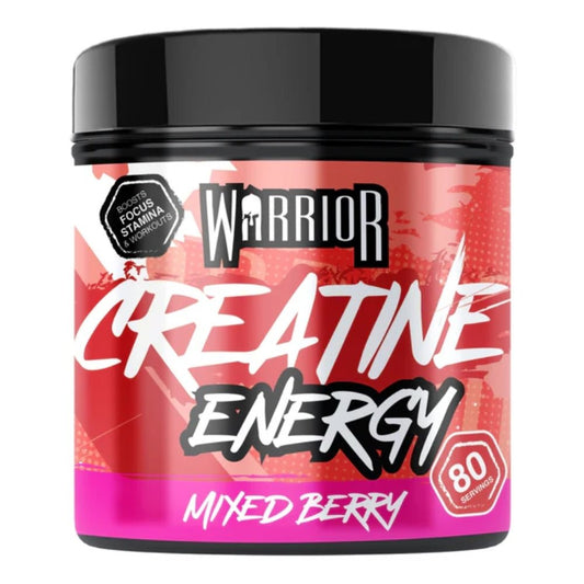 Warrior Creatine Plus Energy 80srv 5060756347663 - The Supplement Warehouse Pte Ltd
