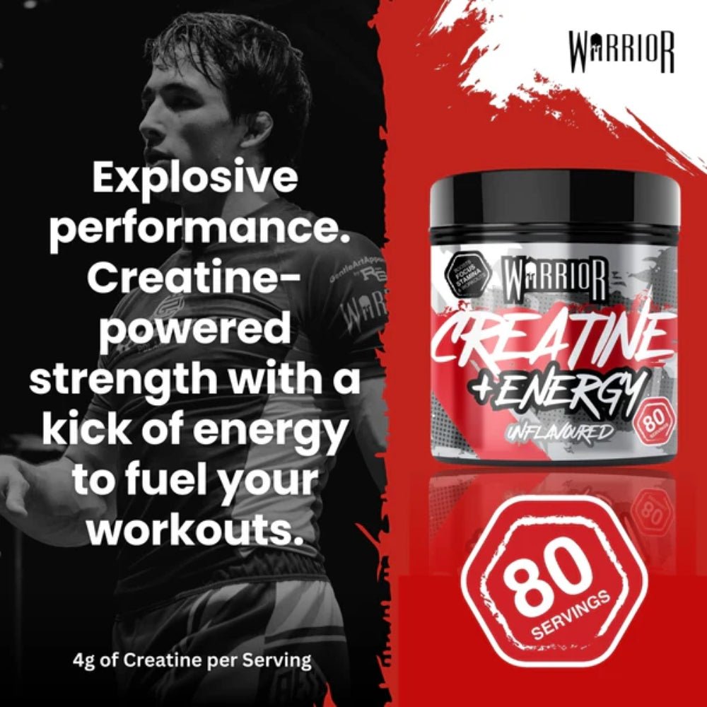 Warrior Creatine Plus Energy 80srv 5060756347663 - The Supplement Warehouse Pte Ltd