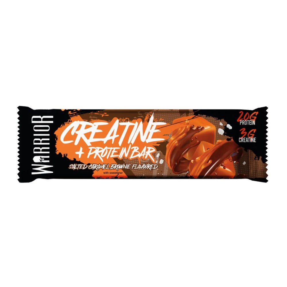 Warrior Creatine Protein Bar (Strength, Muscle, Recovery) 75g 5060756347144 - The Supplement Warehouse Pte Ltd