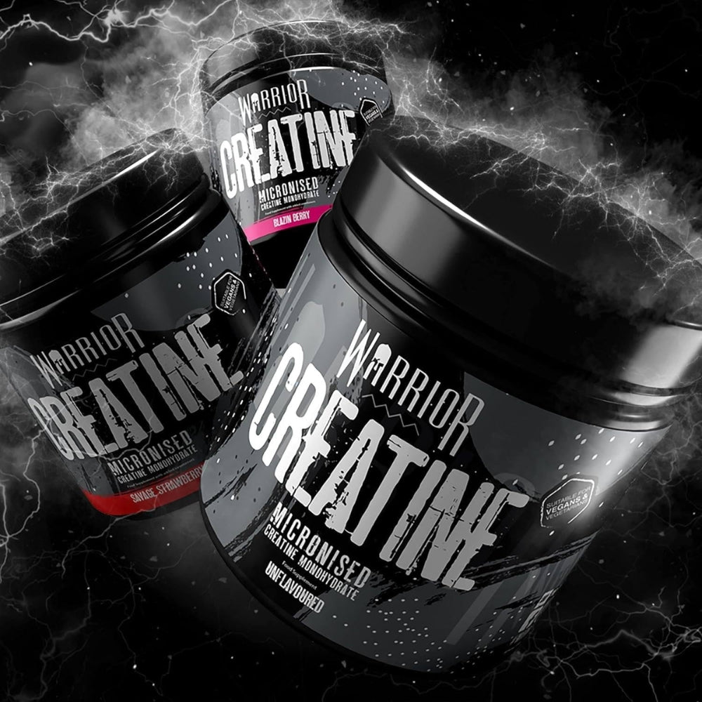 Warrior Flavoured Micronized Creatine Monohydrate 300g 5060424707584 - The Supplement Warehouse Pte Ltd