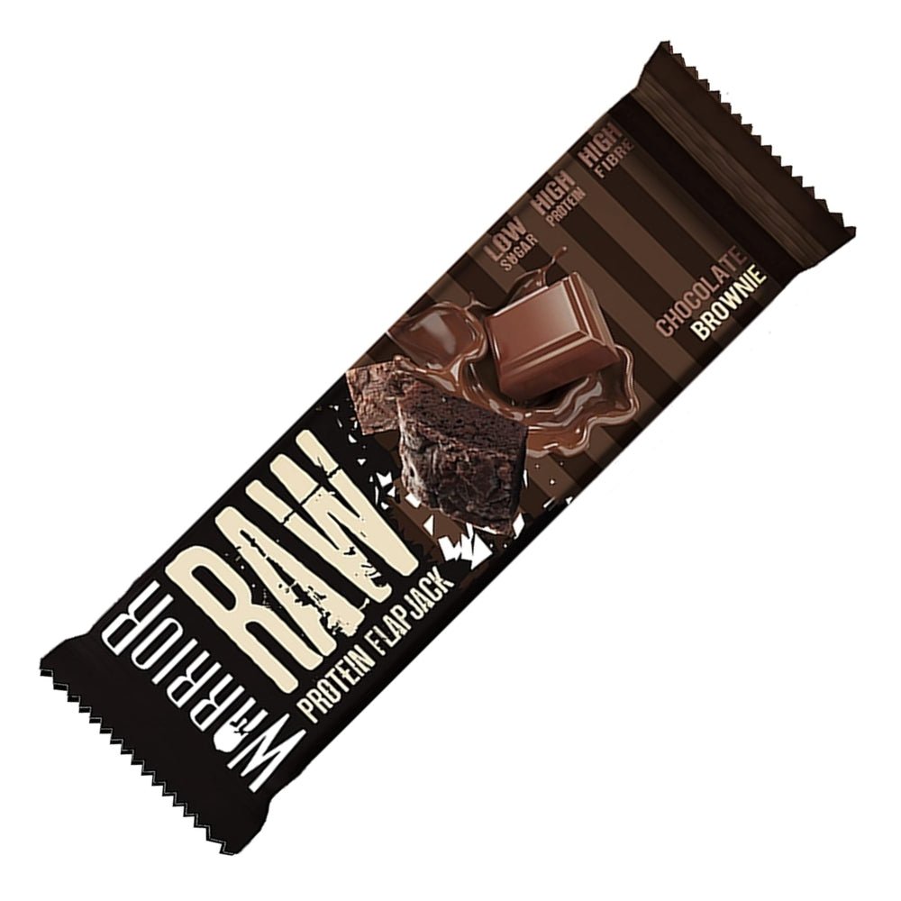 Warrior Raw Protein Flapjack 75g Single Bar (20g protein, 30g carb, 8g fiber, 4g sugar) HALAL 5060424707041 - The Supplement Warehouse Pte Ltd