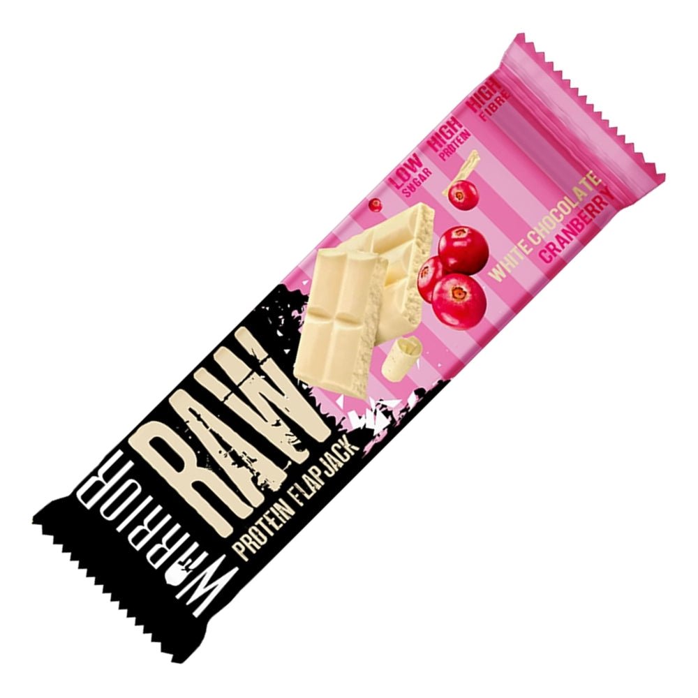 Warrior Raw Protein Flapjack 75g Single Bar (20g protein, 30g carb, 8g fiber, 4g sugar) HALAL 5060424707782 - The Supplement Warehouse Pte Ltd