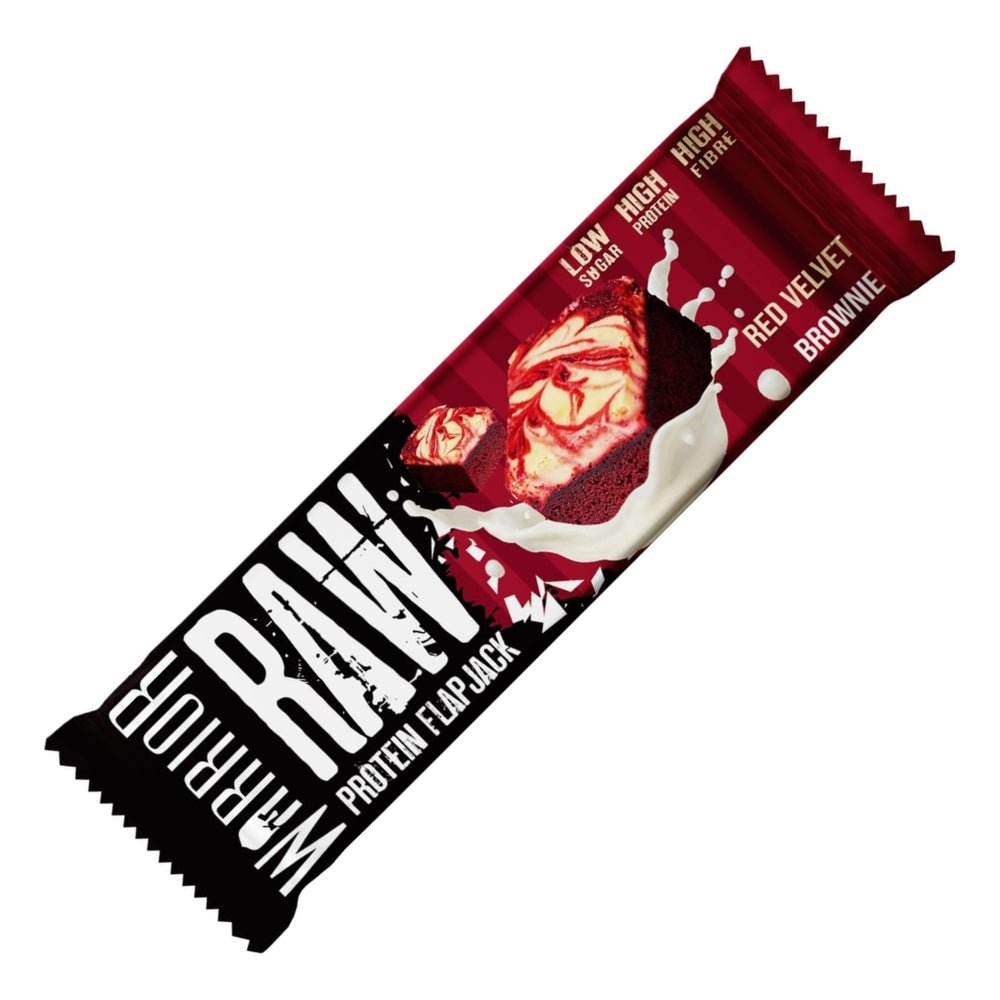 Warrior Raw Protein Flapjack 75g Single Bar (20g protein, 30g carb, 8g fiber, 4g sugar) HALAL 5060424709502 - The Supplement Warehouse Pte Ltd