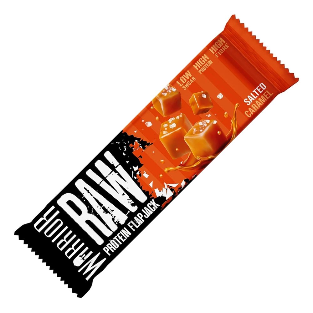 Warrior Raw Protein Flapjack 75g Single Bar (20g protein, 30g carb, 8g fiber, 4g sugar) HALAL 5060756341005 - The Supplement Warehouse Pte Ltd