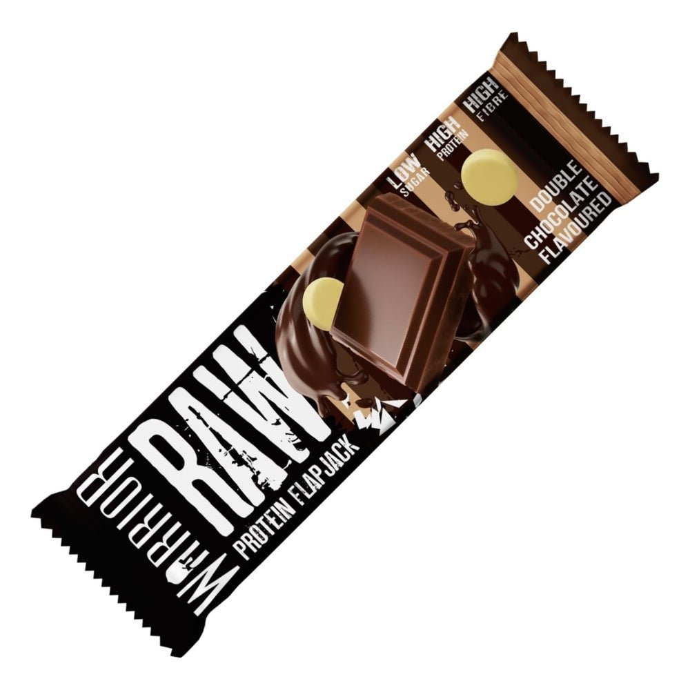 Warrior Raw Protein Flapjack 75g Single Bar (20g protein, 30g carb, 8g fiber, 4g sugar) HALAL 5060756345645 - The Supplement Warehouse Pte Ltd
