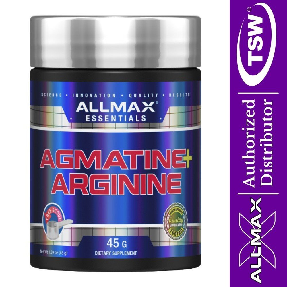 AllMax Agmatine Sulfate + Arginine 45 srv 665553229058- The Supplement Warehouse Pte Ltd