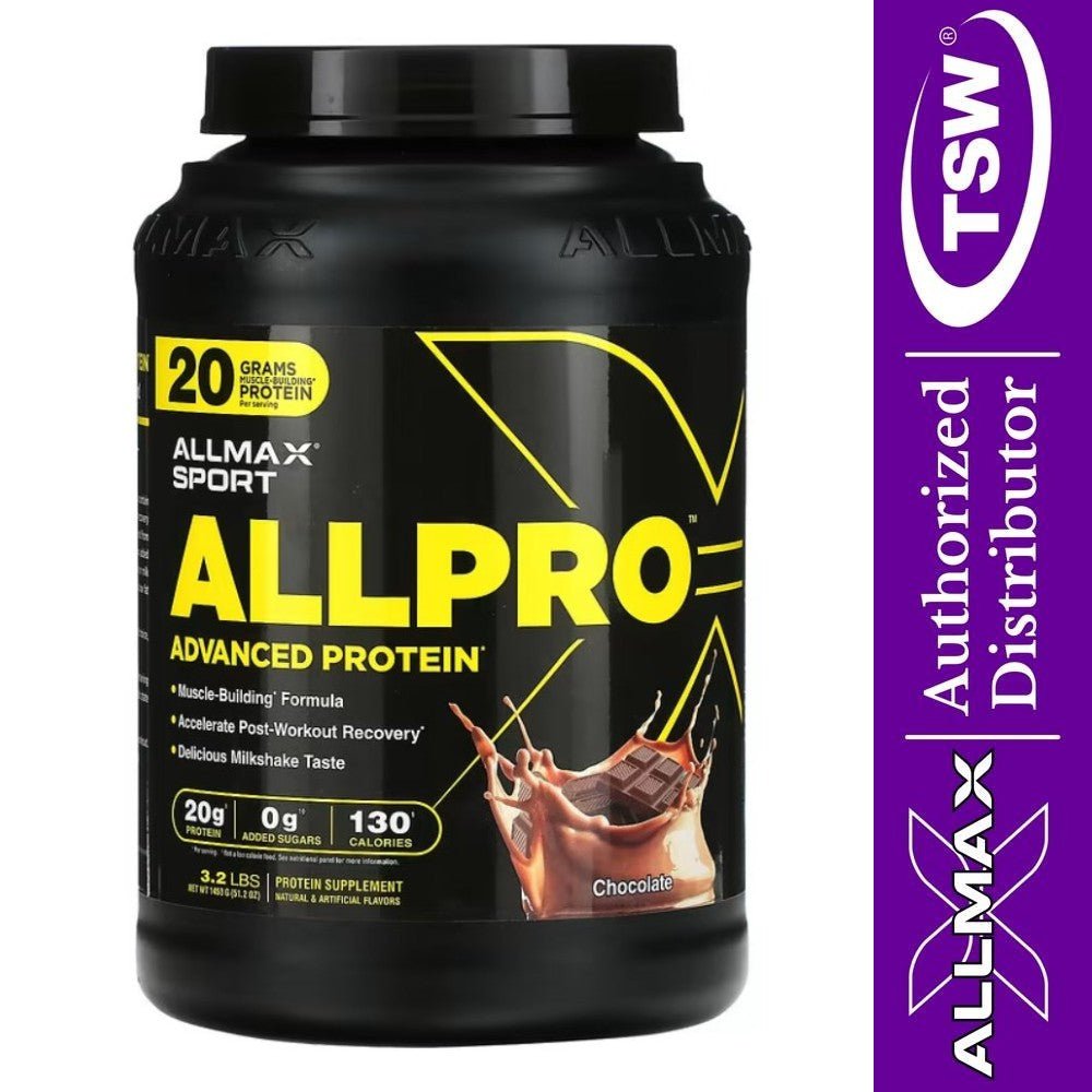 AllMax AllPro Advanced Protein 3.2 lbs 665553229683- The Supplement Warehouse Pte Ltd