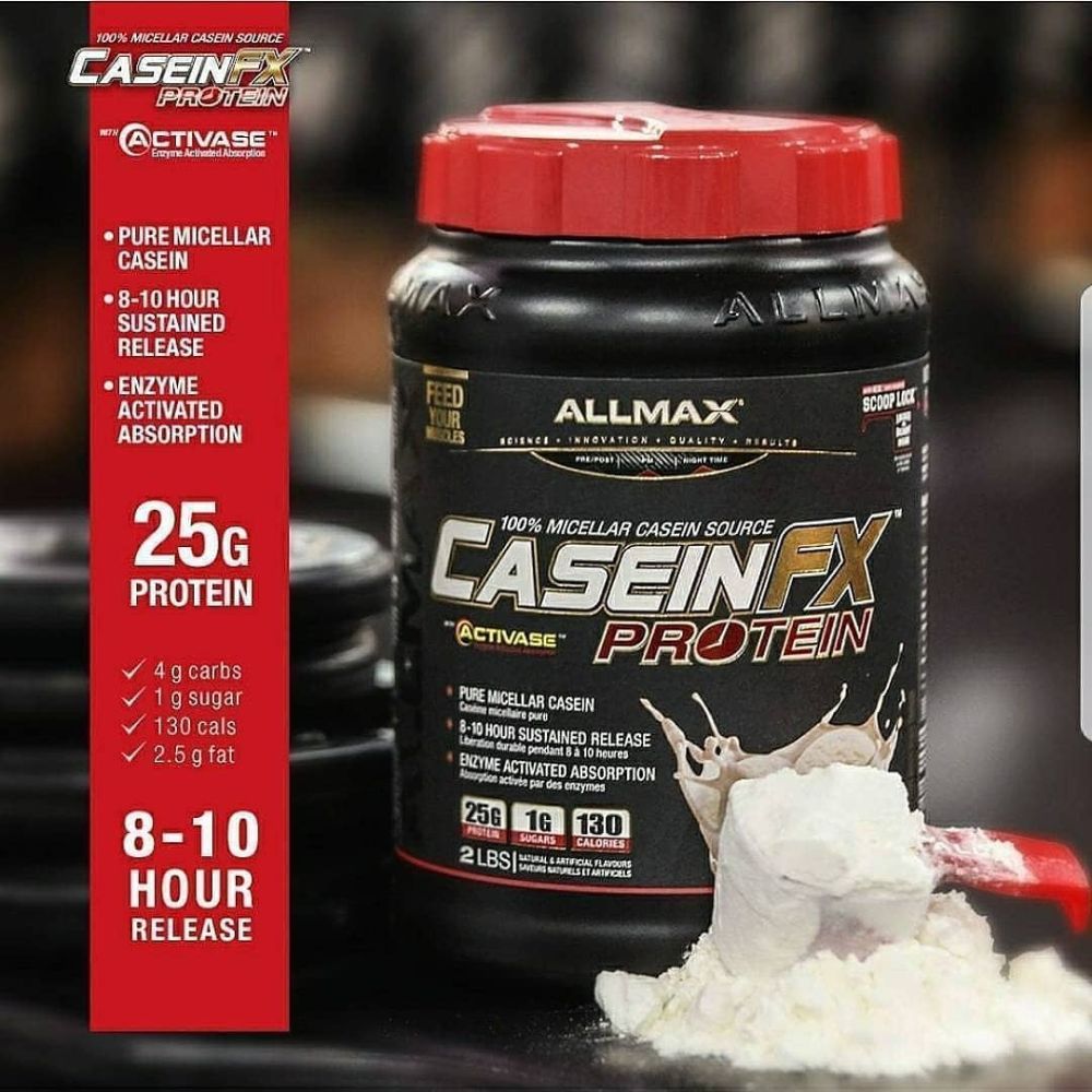 Allmax CaseinFX Slow-Release Protein 2 lbs 665553202150- The Supplement Warehouse Pte Ltd