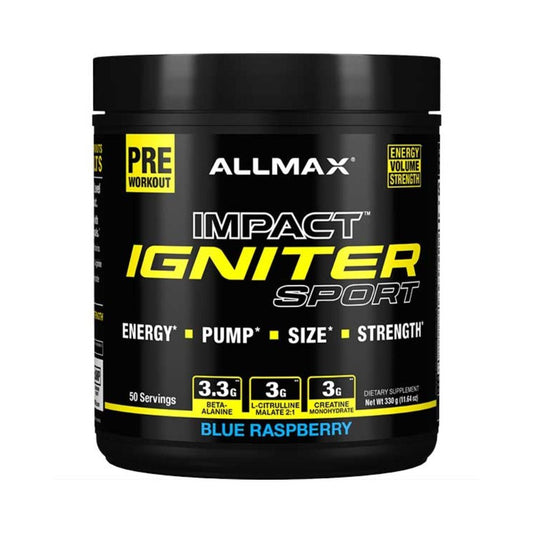 AllMax Igniter Sport Pre Workout 50srv 665553228976- The Supplement Warehouse Pte Ltd