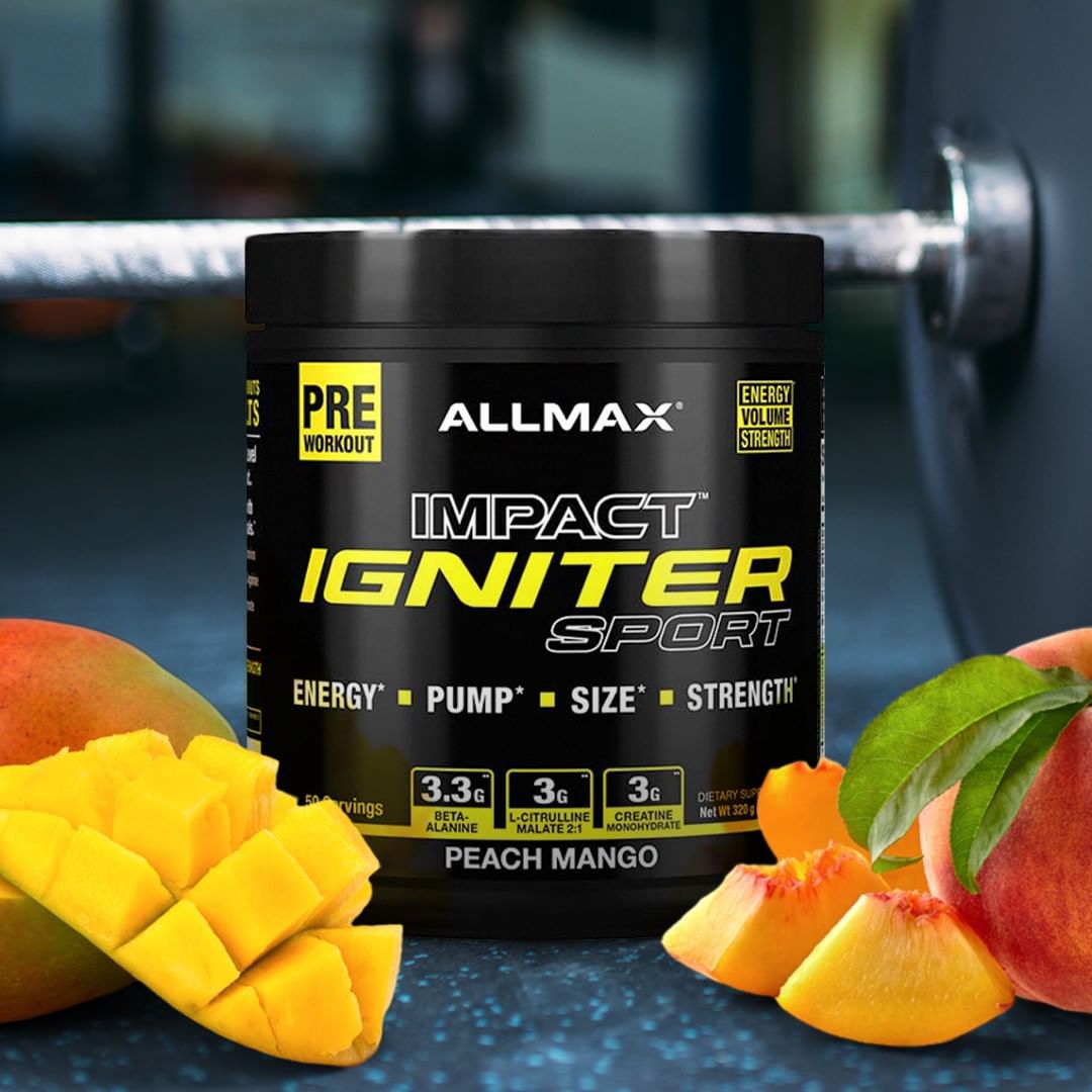 AllMax Igniter Sport Pre Workout 50srv 665553228976- The Supplement Warehouse Pte Ltd