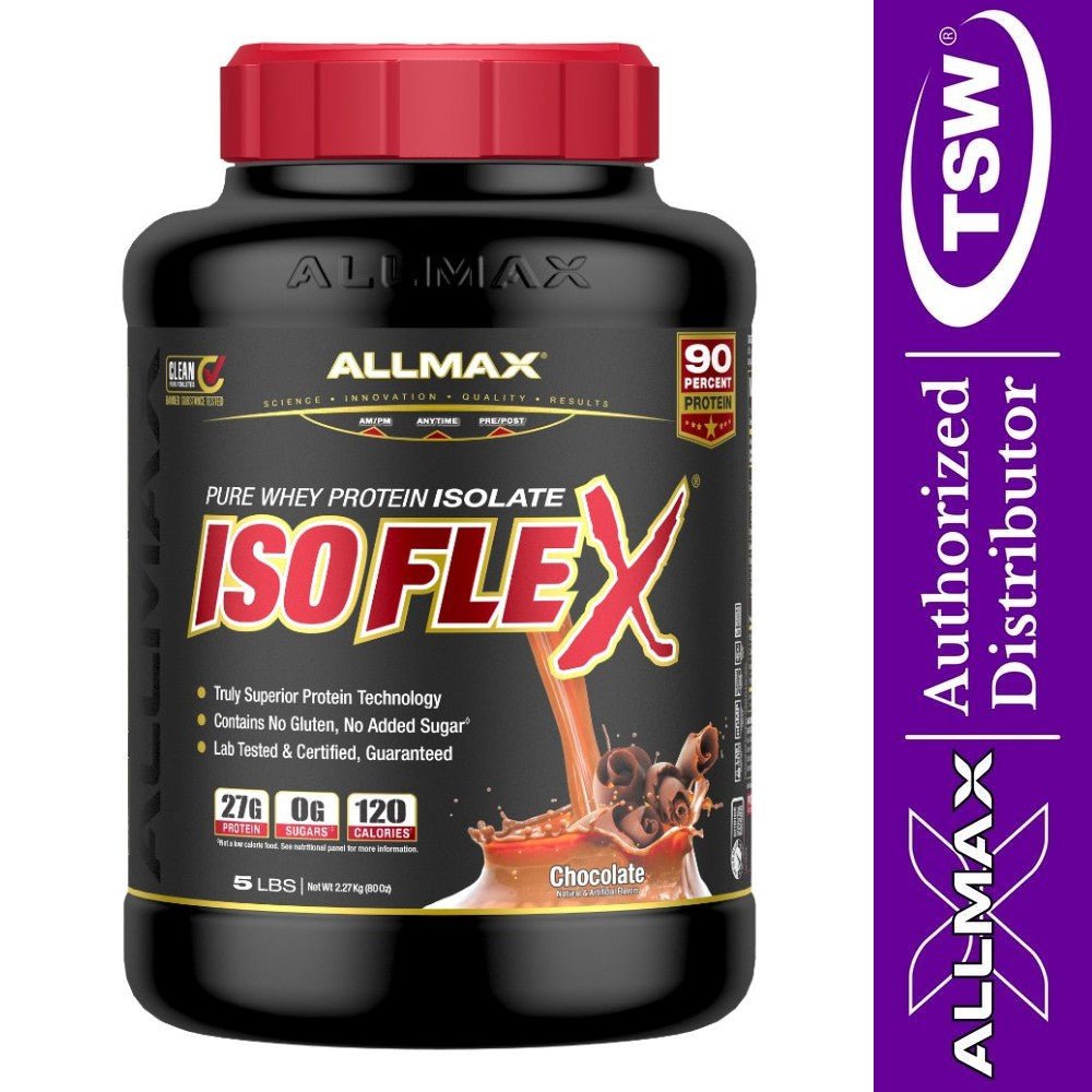 AllMax Isoflex Whey Isolate 5 lbs 665553121154- The Supplement Warehouse Pte Ltd