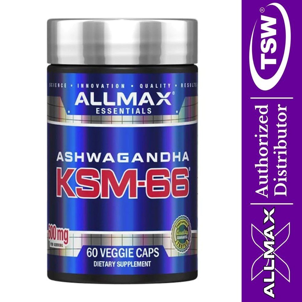 AllMax KSM-66 60 veg caps 665553229645- The Supplement Warehouse Pte Ltd