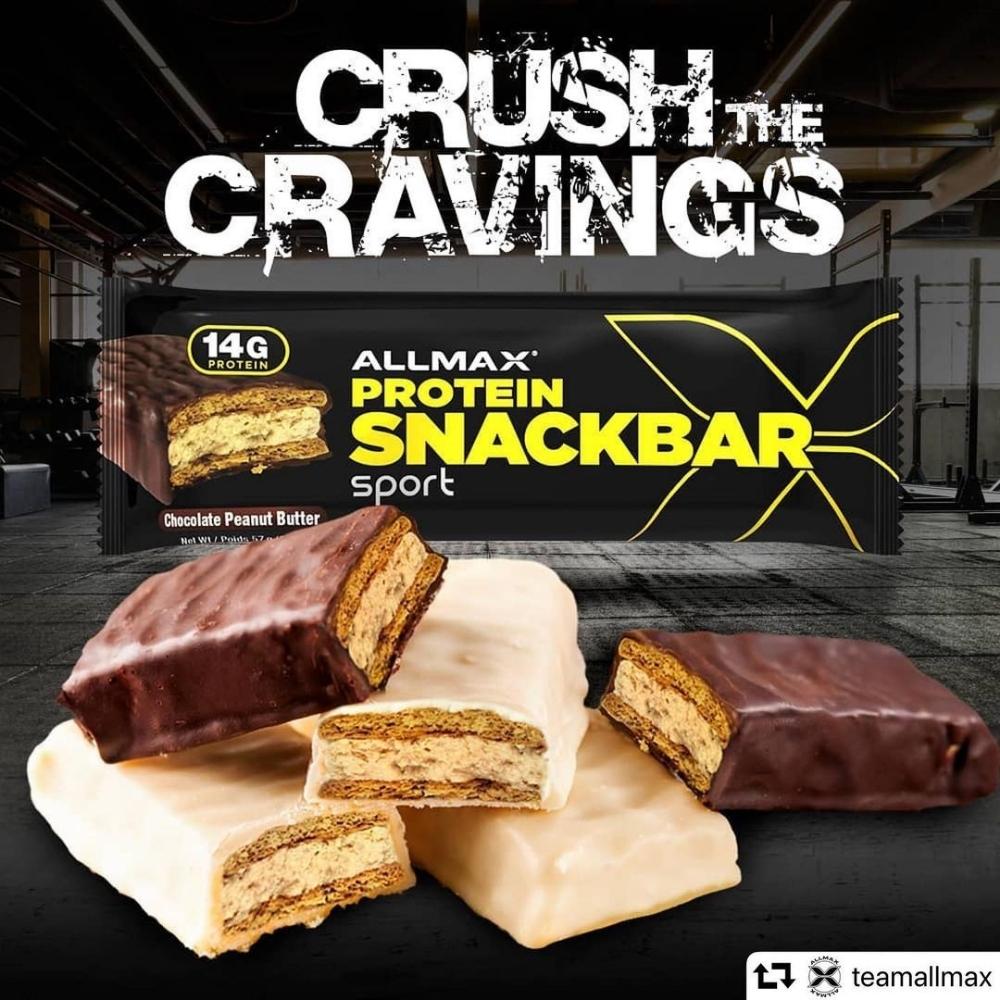 Allmax Protein Snack 57g Single Bar 665553201856- The Supplement Warehouse Pte Ltd