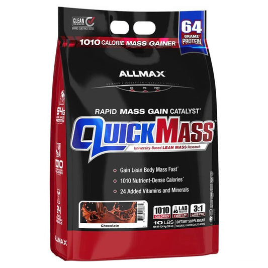 AllMax QuickMass Gainer 10lbs 665553229775- The Supplement Warehouse Pte Ltd