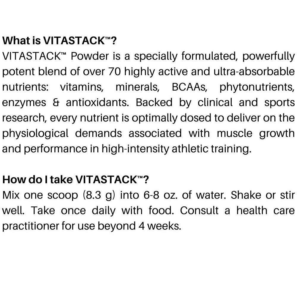 AllMax Vitastack Multi-Function Nutrients & Multi-Vitamin Powder 30 servings 665553228945- The Supplement Warehouse Pte Ltd