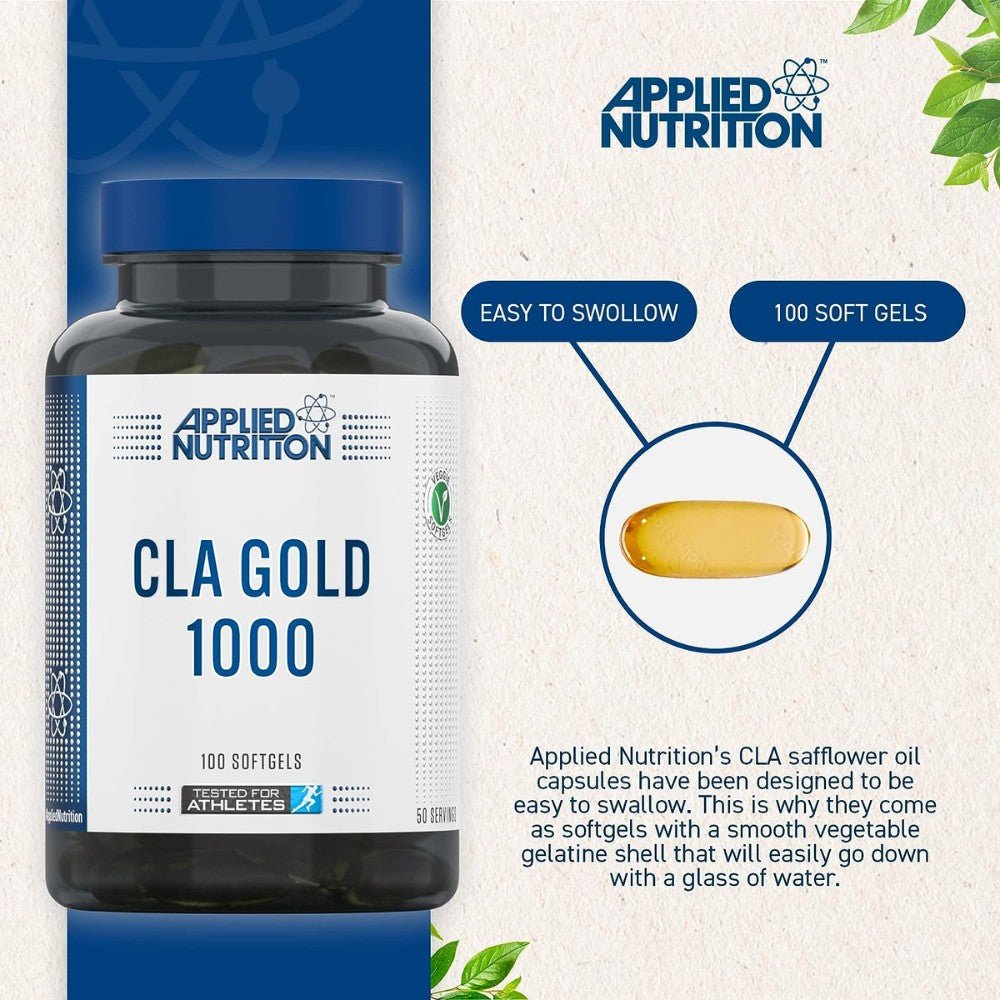 Applied CLA Gold 1000 (HALAL) 100 veg softgels 634158530746- The Supplement Warehouse Pte Ltd