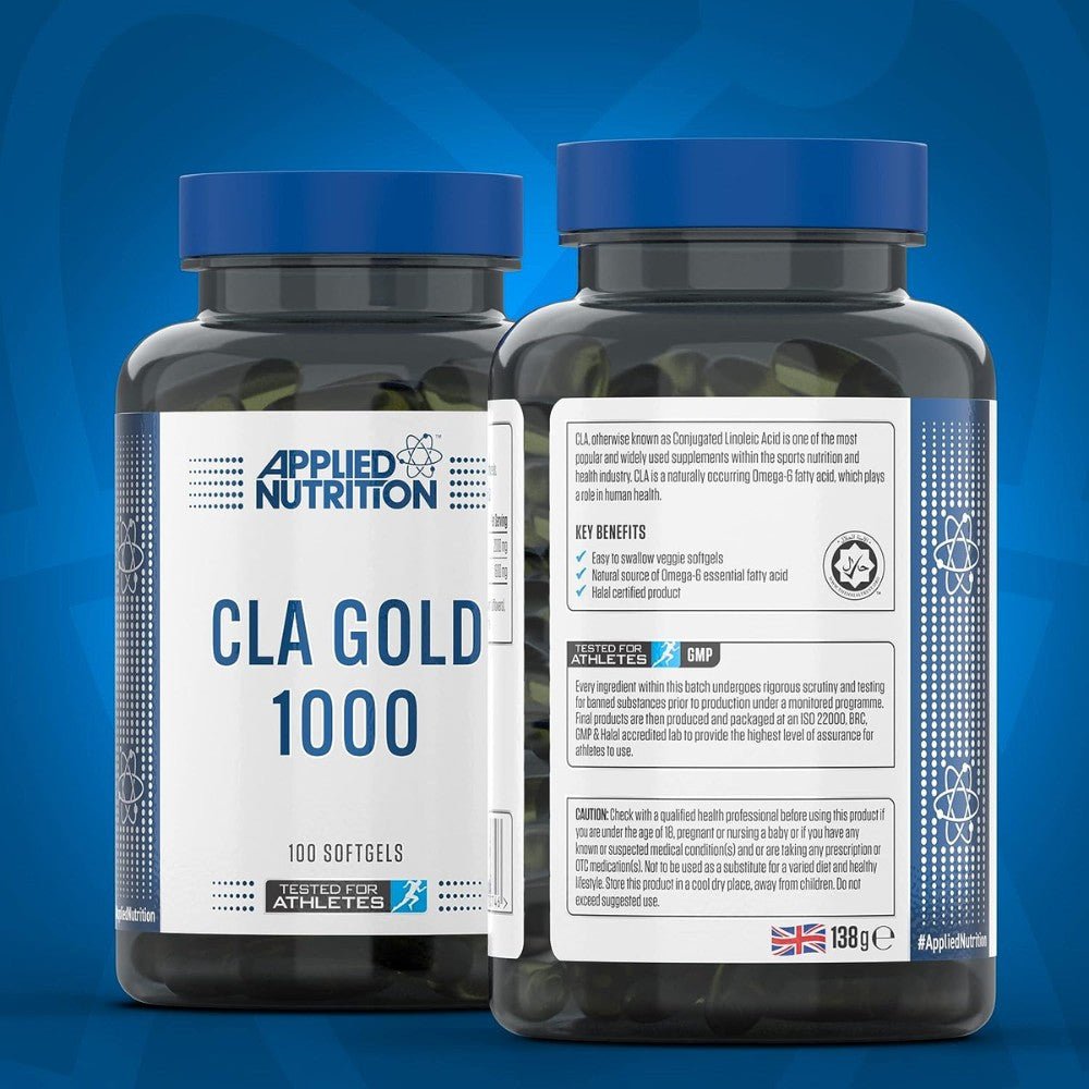 Applied CLA Gold 1000 (HALAL) 100 veg softgels 634158530746- The Supplement Warehouse Pte Ltd