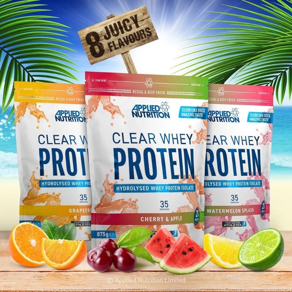 Applied Clear Whey Hydrolysed Whey Protein Isolate (HALAL) 875g 658556043806- The Supplement Warehouse Pte Ltd
