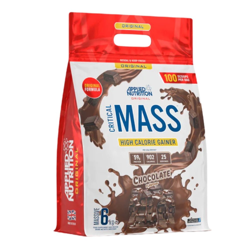 Applied Critical Mass Original Weight Gainer (HALAL) 6 kg x02/25 5056555204467- The Supplement Warehouse Pte Ltd