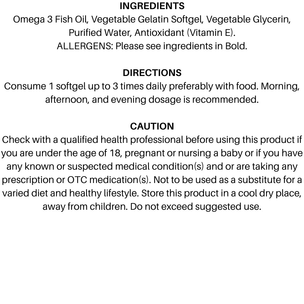 Applied Omega-3 (HALAL) 100 veg softgels 634158499289- The Supplement Warehouse Pte Ltd