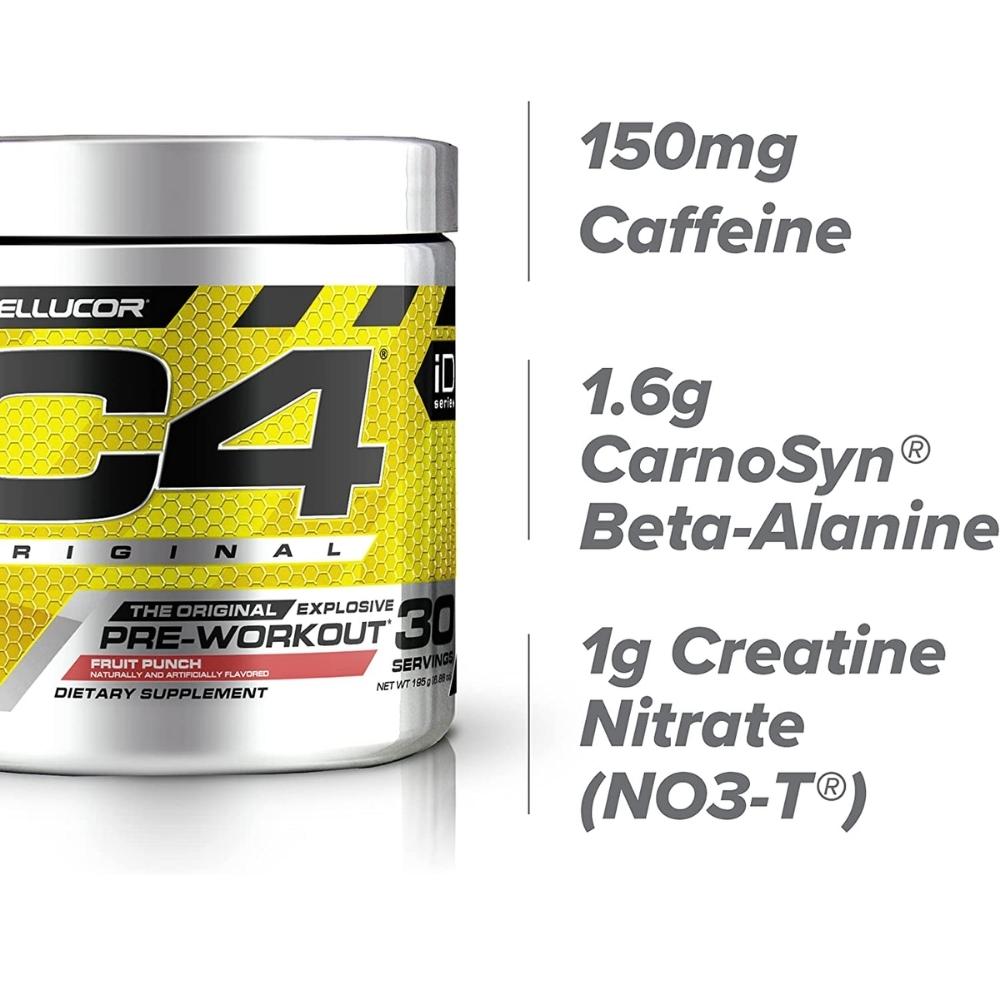 Cellucor C4 Original 30srv 842595109092- The Supplement Warehouse Pte Ltd