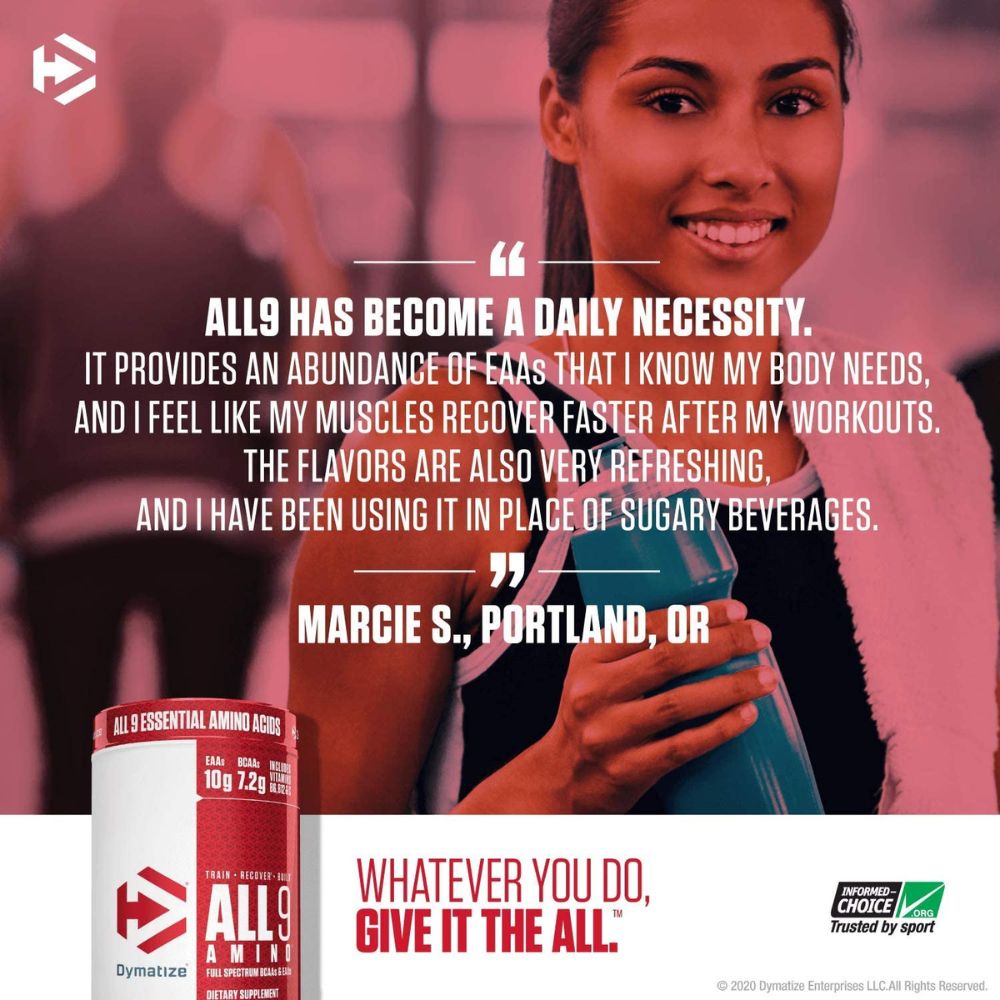 Dymatize All 9 Amino 30 servings 705016181001- The Supplement Warehouse Pte Ltd