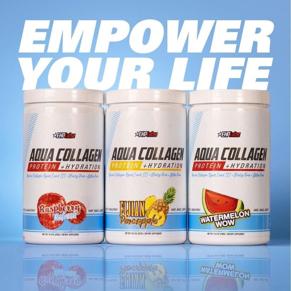 EHP Labs Aqua Collagen Protein + Hydration 24 srv 810095630460- The Supplement Warehouse Pte Ltd
