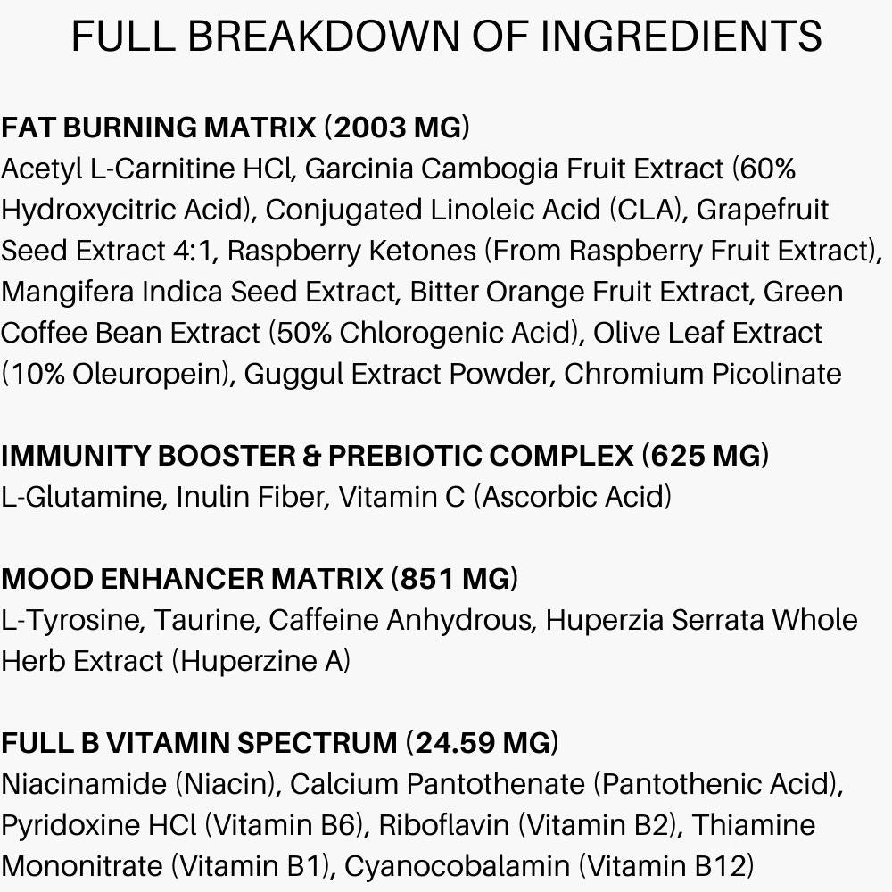 EHP Labs OxyShred Thermogenic Fat Burner Single Serving 850025466141- The Supplement Warehouse Pte Ltd