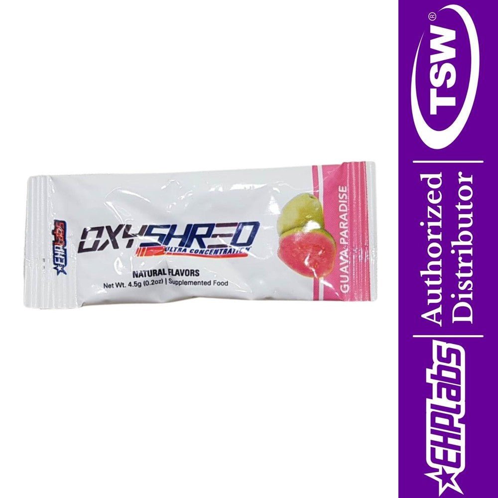 EHP Labs OxyShred Thermogenic Fat Burner Single Serving 850025466141- The Supplement Warehouse Pte Ltd