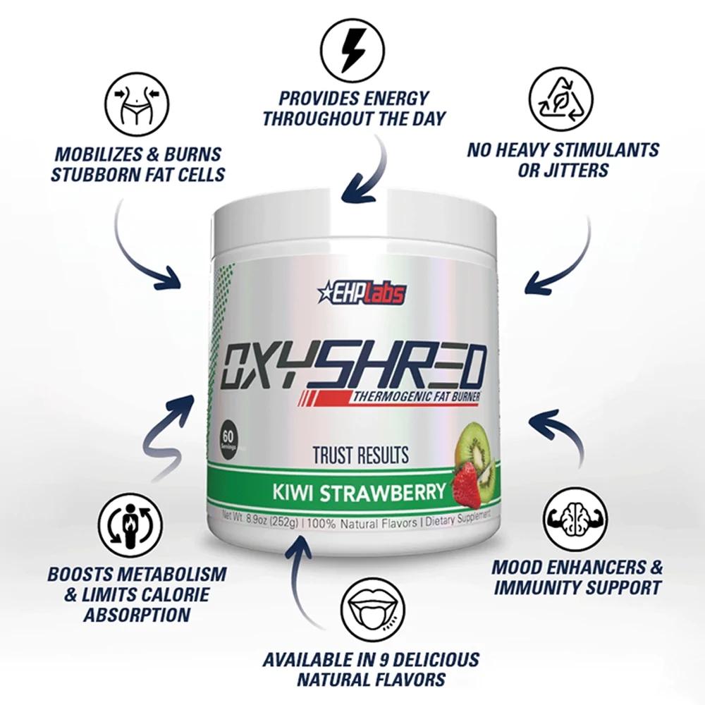 EHP Labs OxyShred Thermogenic Fat Burner Single Serving 850025466141- The Supplement Warehouse Pte Ltd