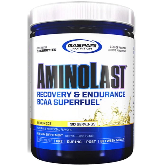 Gaspari Nutrition Aminolast BCAA 30 Servings 646511008410- The Supplement Warehouse Pte Ltd