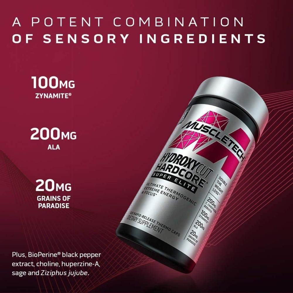 MuscleTech Hydroxycut Hardcore Super Elite 120 caps 631656610147- The Supplement Warehouse Pte Ltd