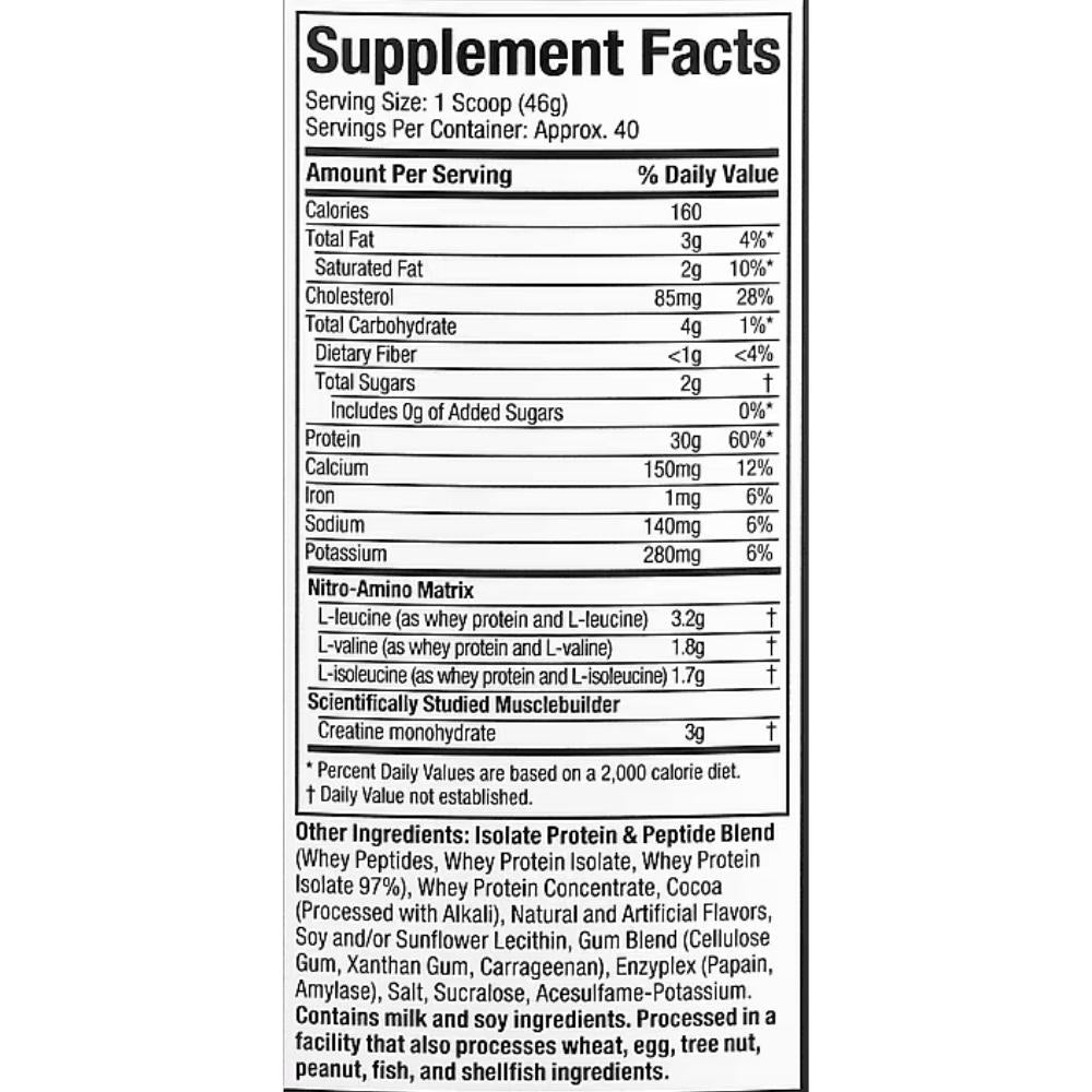 MuscleTech Nitro Tech 4 lbs 631656703313- The Supplement Warehouse Pte Ltd