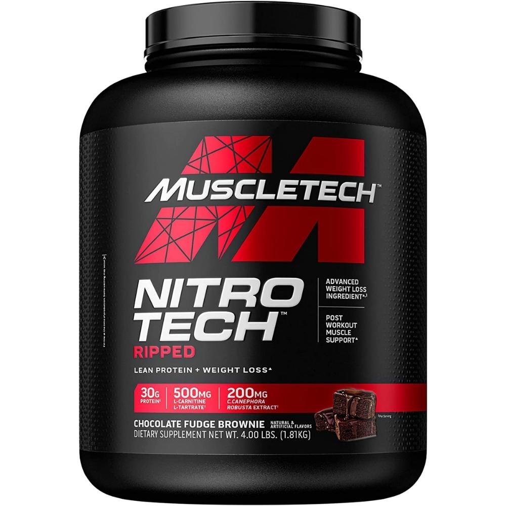 MuscleTech Nitro Tech Ripped 4 lbs 631656709568- The Supplement Warehouse Pte Ltd