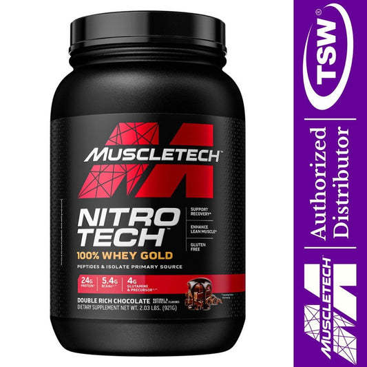 MuscleTech Nitro Tech Whey Gold 2 lbs 631656710465- The Supplement Warehouse Pte Ltd