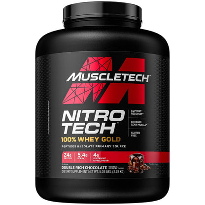 MuscleTech Nitro Tech Whey Gold 5 lbs 631656710496- The Supplement Warehouse Pte Ltd