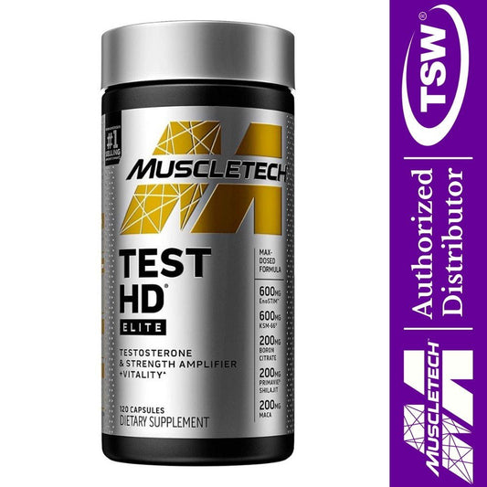 MuscleTech Test HD Elite 120 capsules 631656610130- The Supplement Warehouse Pte Ltd