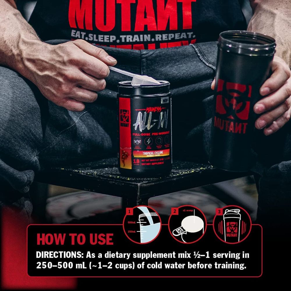 Mutant Madness ALL-IN 18 Servings 811662028932- The Supplement Warehouse Pte Ltd
