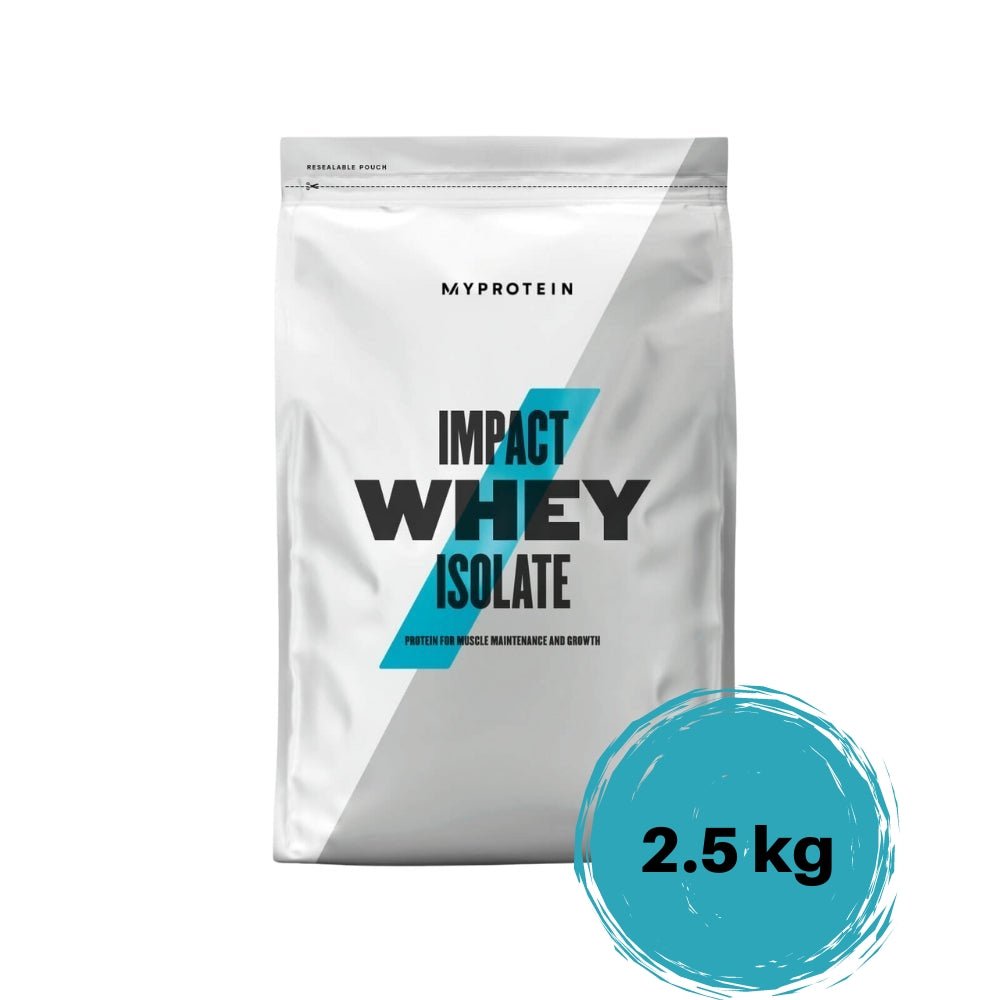 MyProtein Impact Whey Isolate 2.5kg 5055534303016- The Supplement Warehouse Pte Ltd