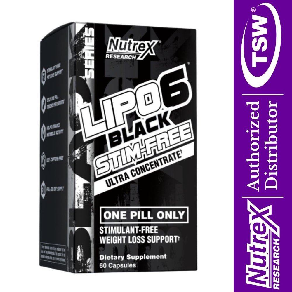 Nutrex Lipo6 Black Stim Free V2 60 veg cap (exp Feb 2025) The