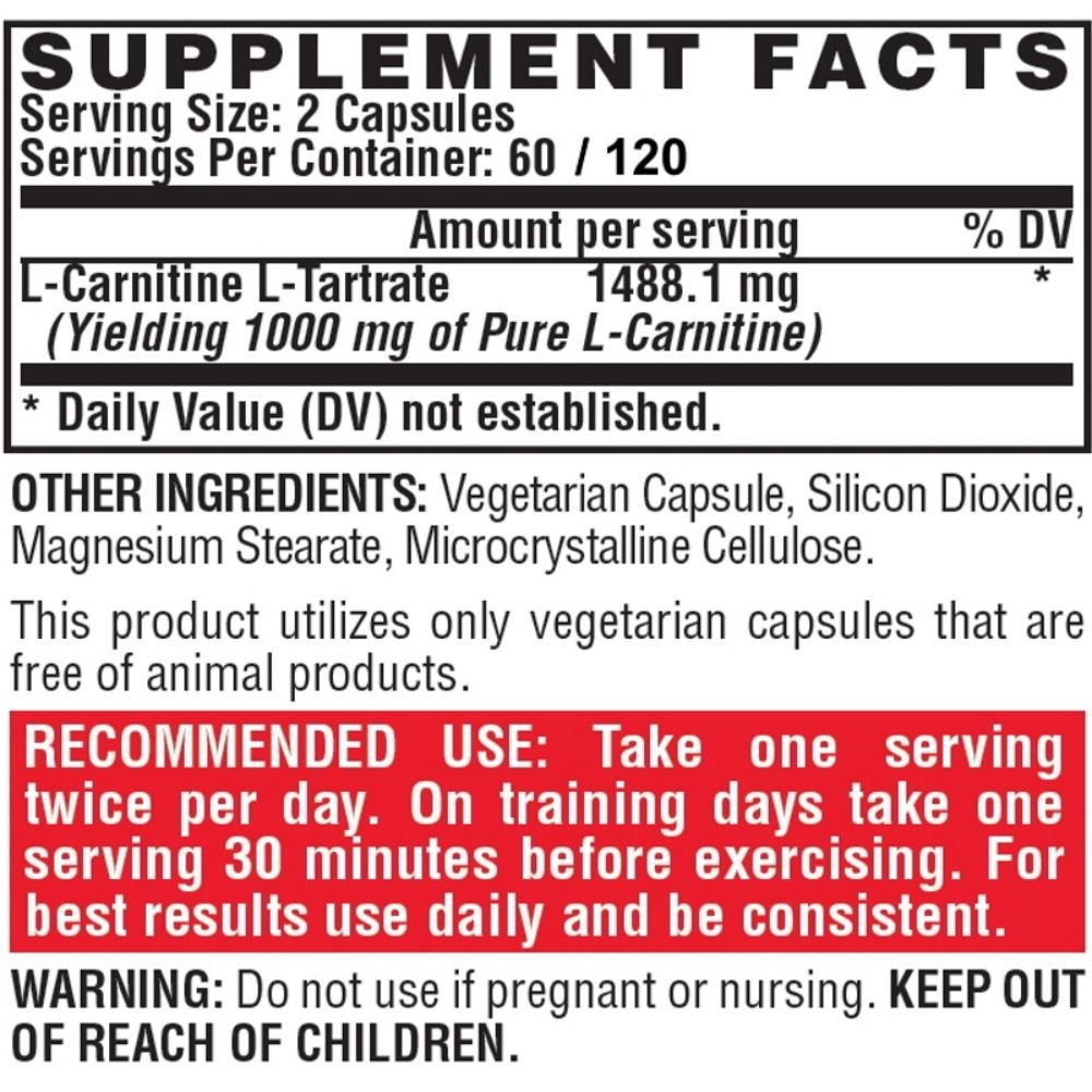 Nutrex Lipo6 Carnitine Veggie Caps 850026029185- The Supplement Warehouse Pte Ltd