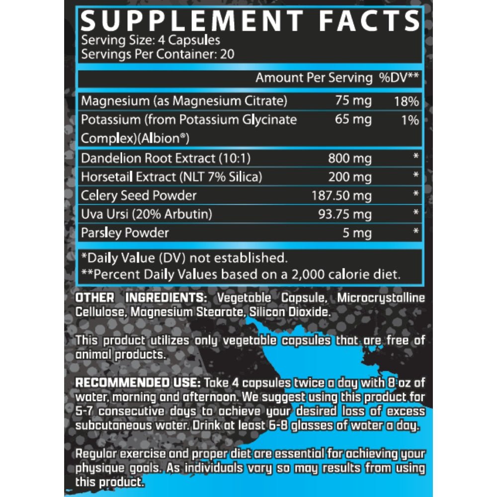 Nutrex Lipo6 Diuretic 80 veg cap x12/26 850046504778- The Supplement Warehouse Pte Ltd
