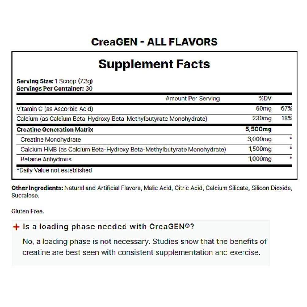 ProSupps CreaGen 30 servings 810034810243- The Supplement Warehouse Pte Ltd
