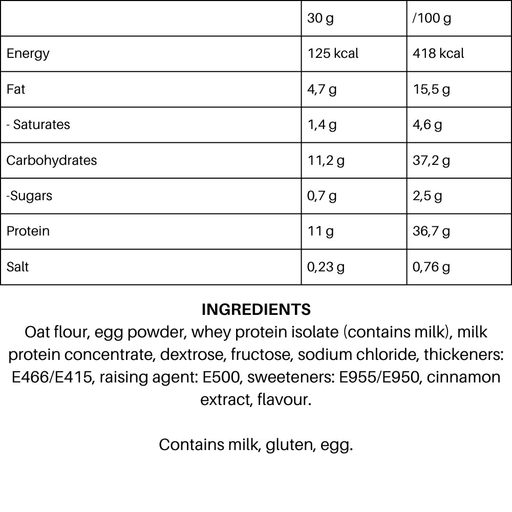 QNT Protein Pancake Natural 1kg 5425002407513- The Supplement Warehouse Pte Ltd